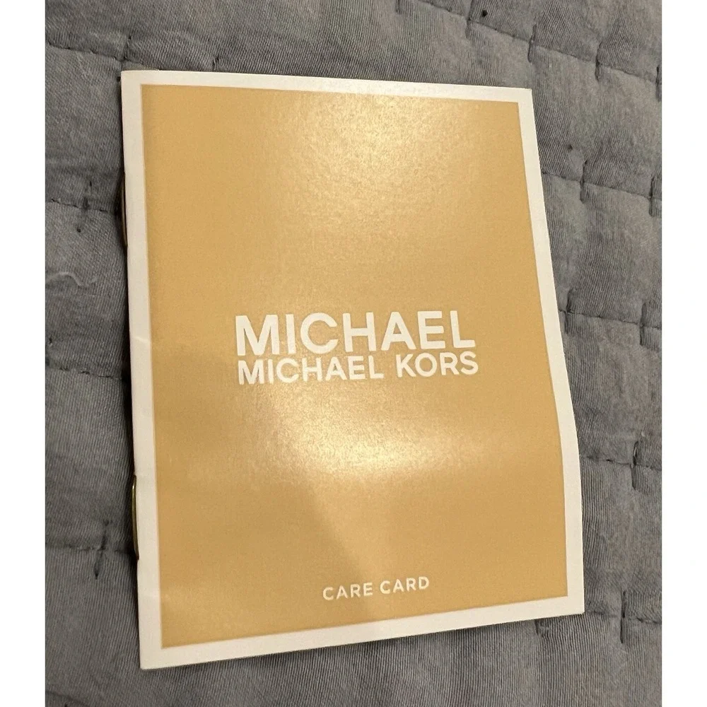 Michael Kors Jet Set Tote Bag Two-Tone MK Signature Logo Shoulder‎ Bag Medium